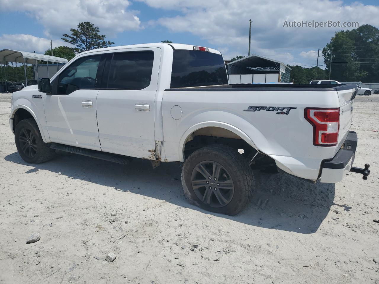 2019 Ford F150 Supercrew White vin: 1FTEW1EP4KKC57699