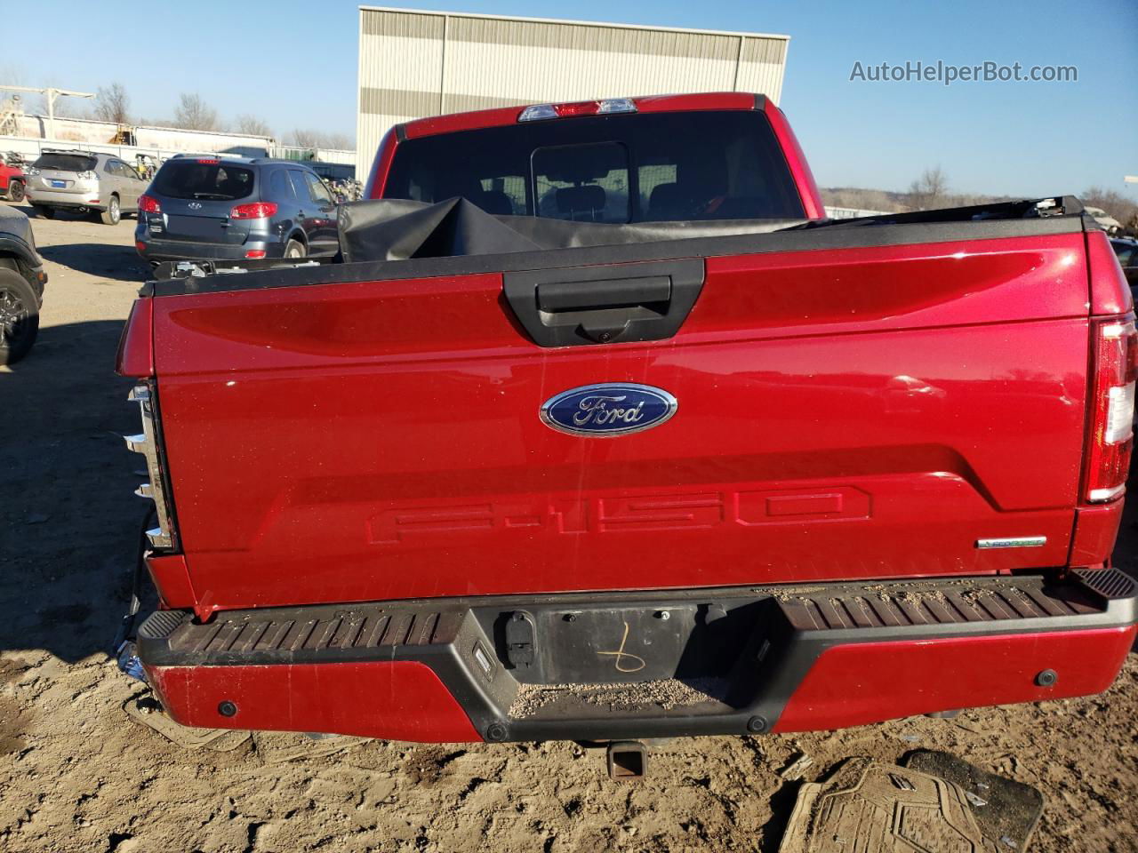 2020 Ford F150 Supercrew Red vin: 1FTEW1EP4LFB18974