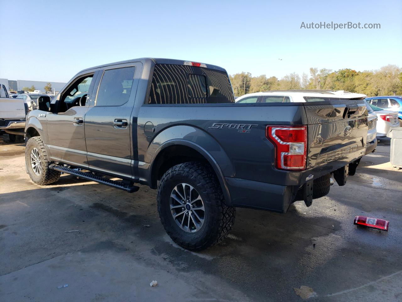 2020 Ford F150 Supercrew Black vin: 1FTEW1EP4LFB44443