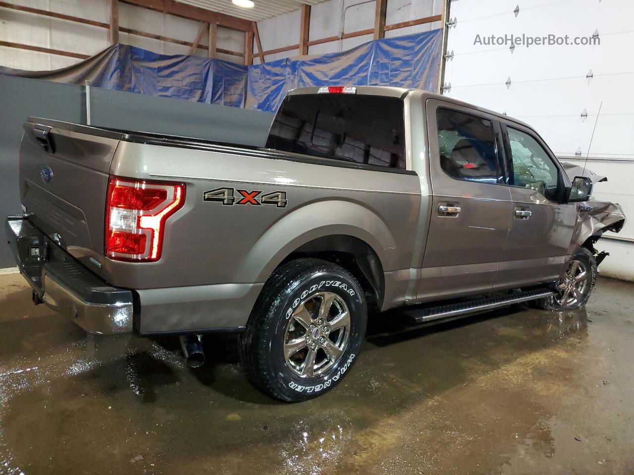 2020 Ford F150 Supercrew Коричневый vin: 1FTEW1EP4LFB52882