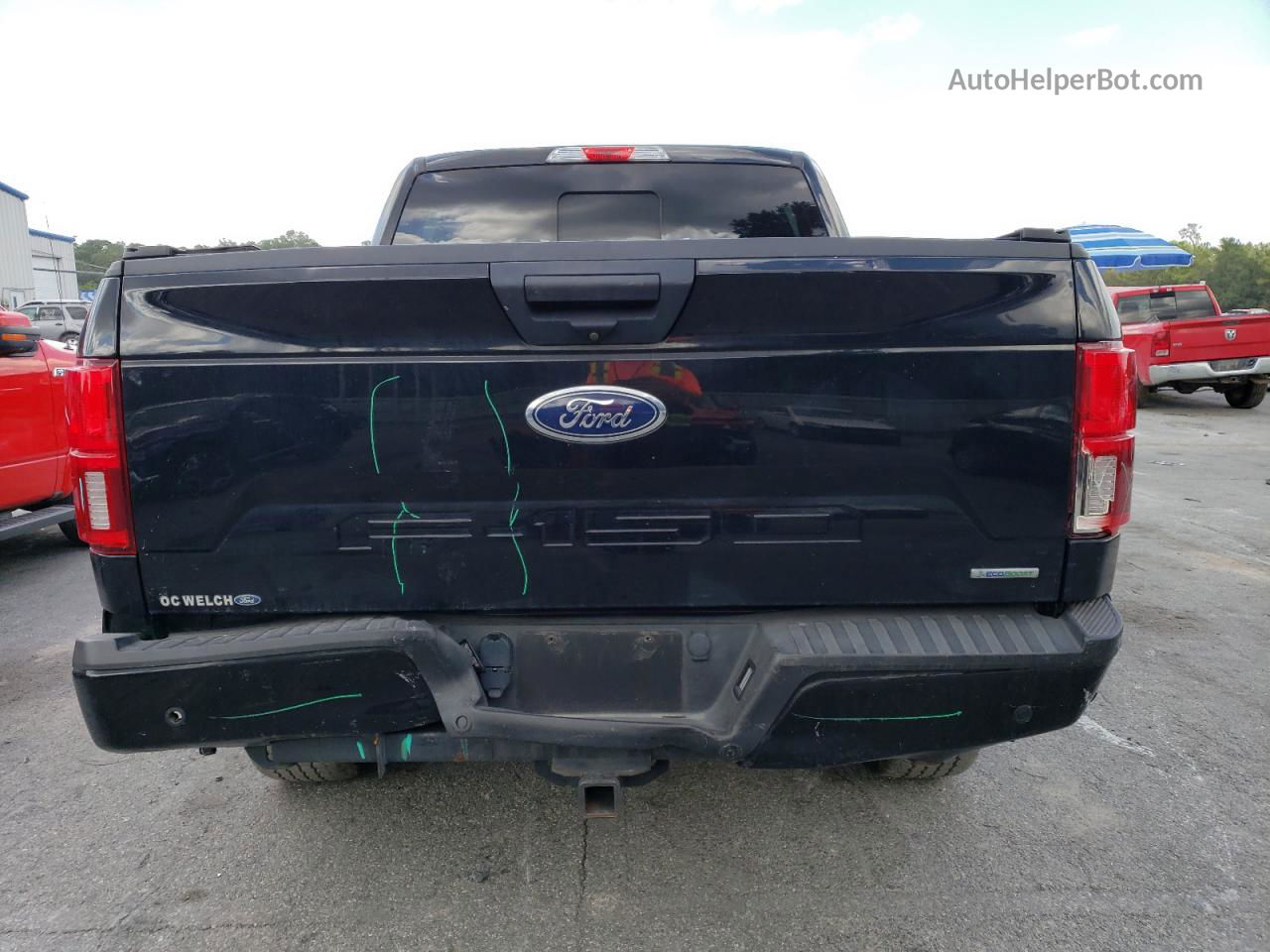 2020 Ford F150 Supercrew Black vin: 1FTEW1EP4LFC21215