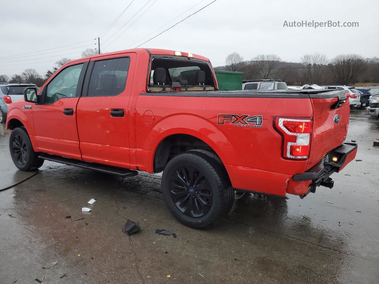 2020 Ford F150 Supercrew Red vin: 1FTEW1EP4LKD65144