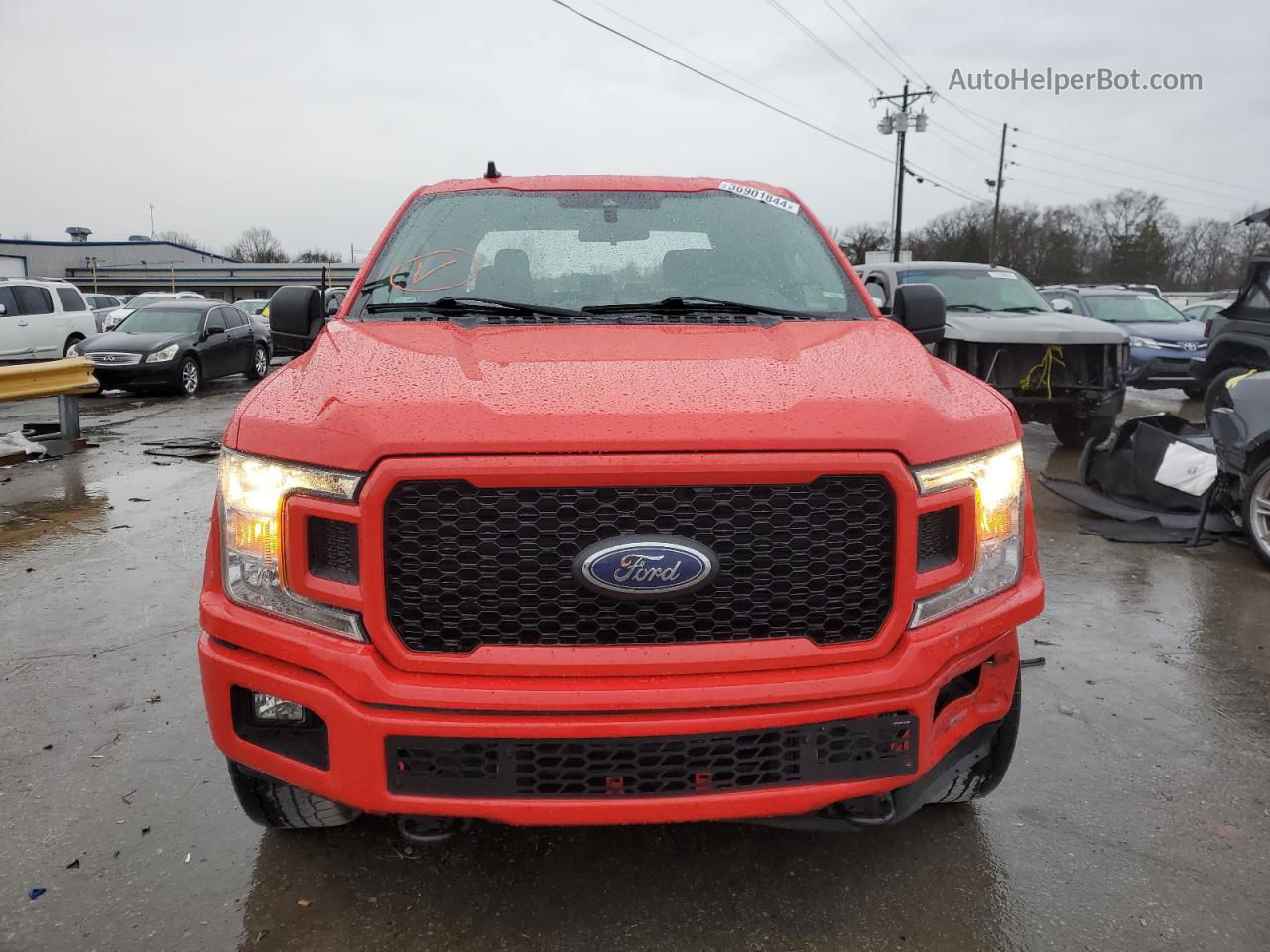 2020 Ford F150 Supercrew Red vin: 1FTEW1EP4LKD65144