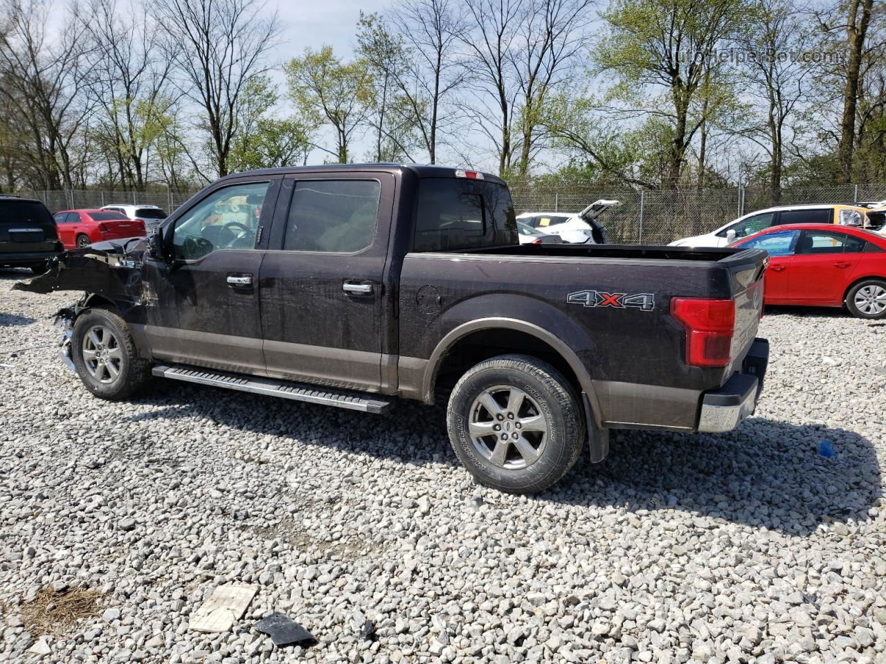 2020 Ford F150 Supercrew Brown vin: 1FTEW1EP4LKD72580