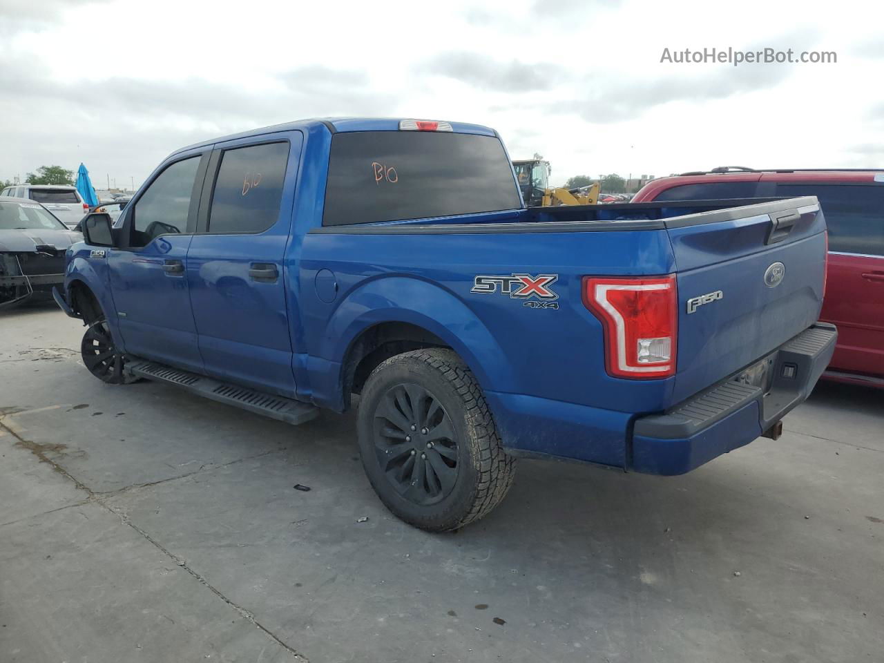 2017 Ford F150 Supercrew Blue vin: 1FTEW1EP5HKD94286