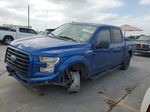 2017 Ford F150 Supercrew Blue vin: 1FTEW1EP5HKD94286