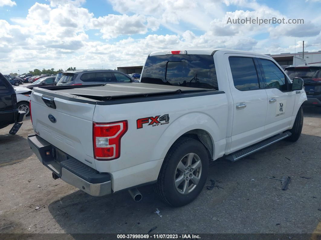 2018 Ford F-150 Xlt White vin: 1FTEW1EP5JKD17035