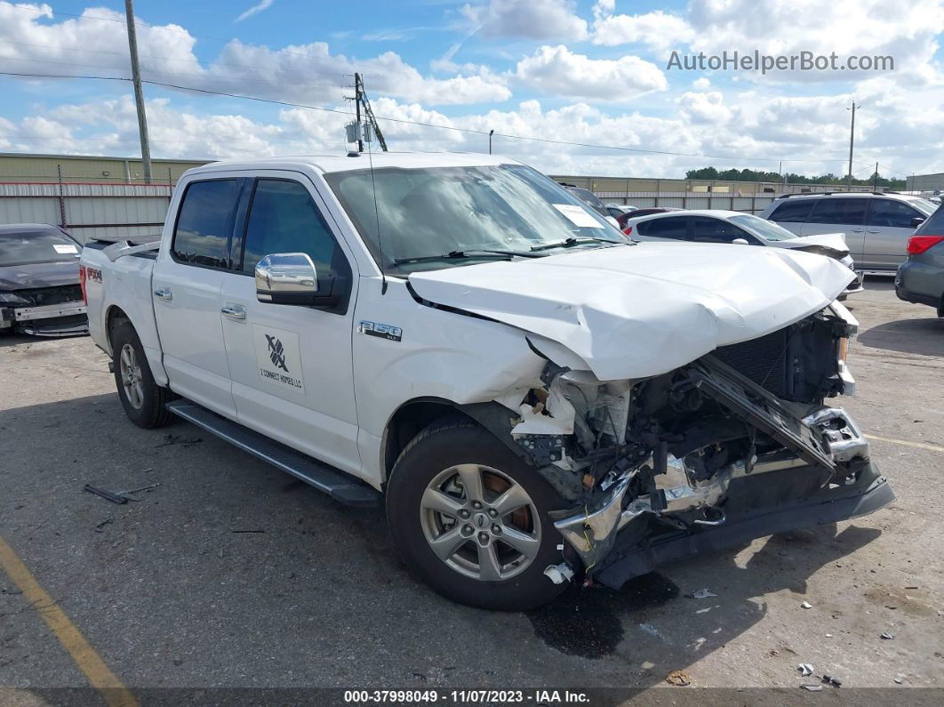 2018 Ford F-150 Xlt White vin: 1FTEW1EP5JKD17035