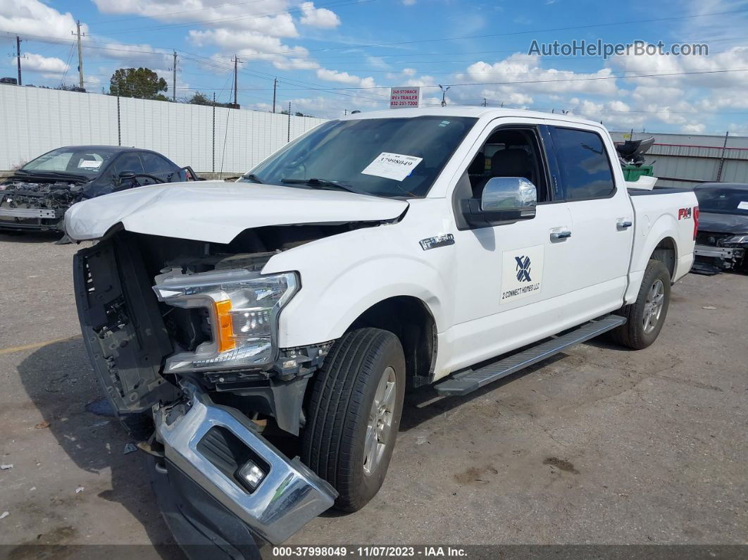 2018 Ford F-150 Xlt White vin: 1FTEW1EP5JKD17035