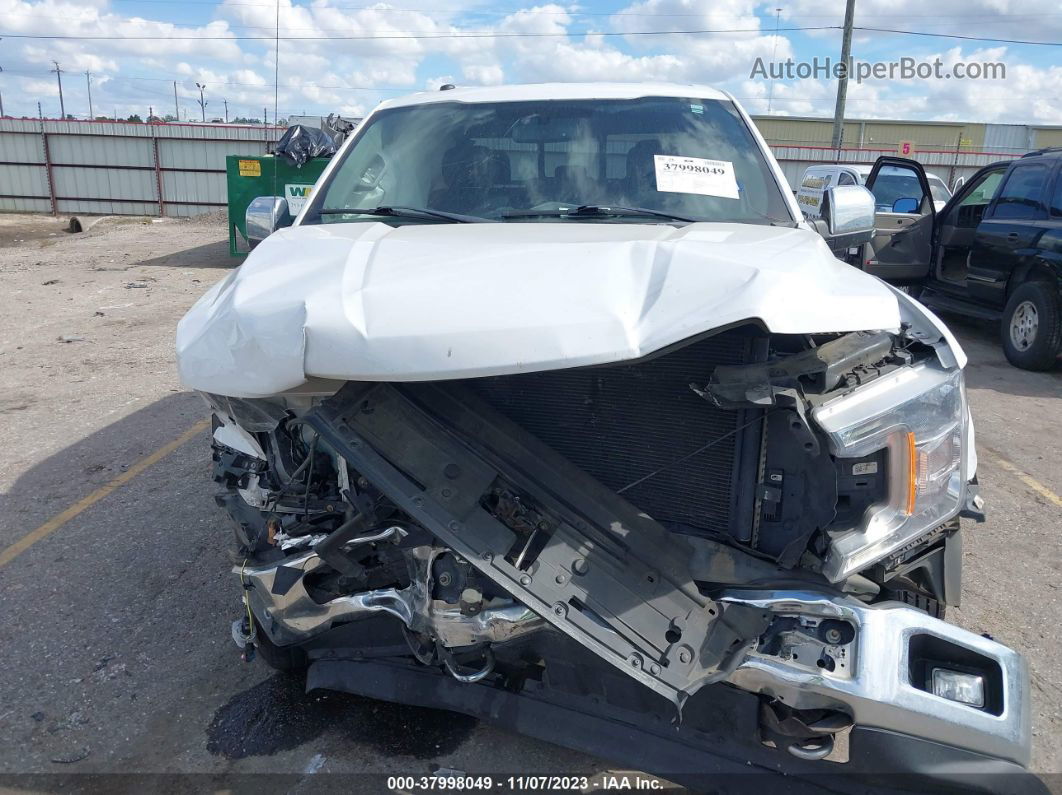 2018 Ford F-150 Xlt White vin: 1FTEW1EP5JKD17035