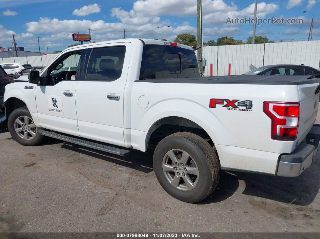 2018 Ford F-150 Xlt White vin: 1FTEW1EP5JKD17035