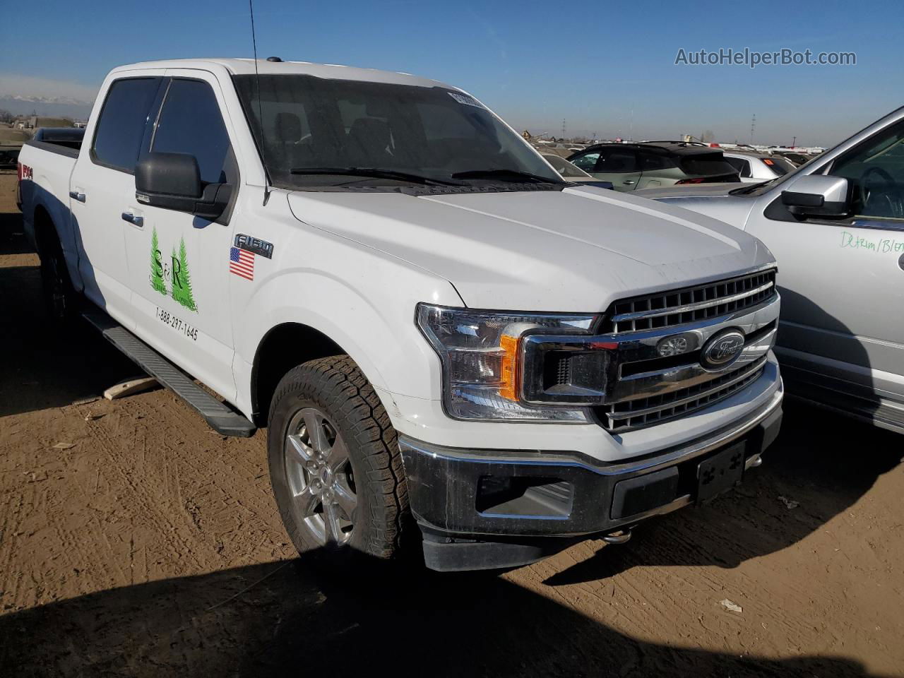 2018 Ford F150 Supercrew White vin: 1FTEW1EP5JKD19769