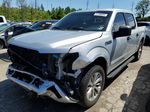 2018 Ford F150 Supercrew Silver vin: 1FTEW1EP5JKF70372