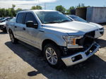 2018 Ford F150 Supercrew Silver vin: 1FTEW1EP5JKF70372