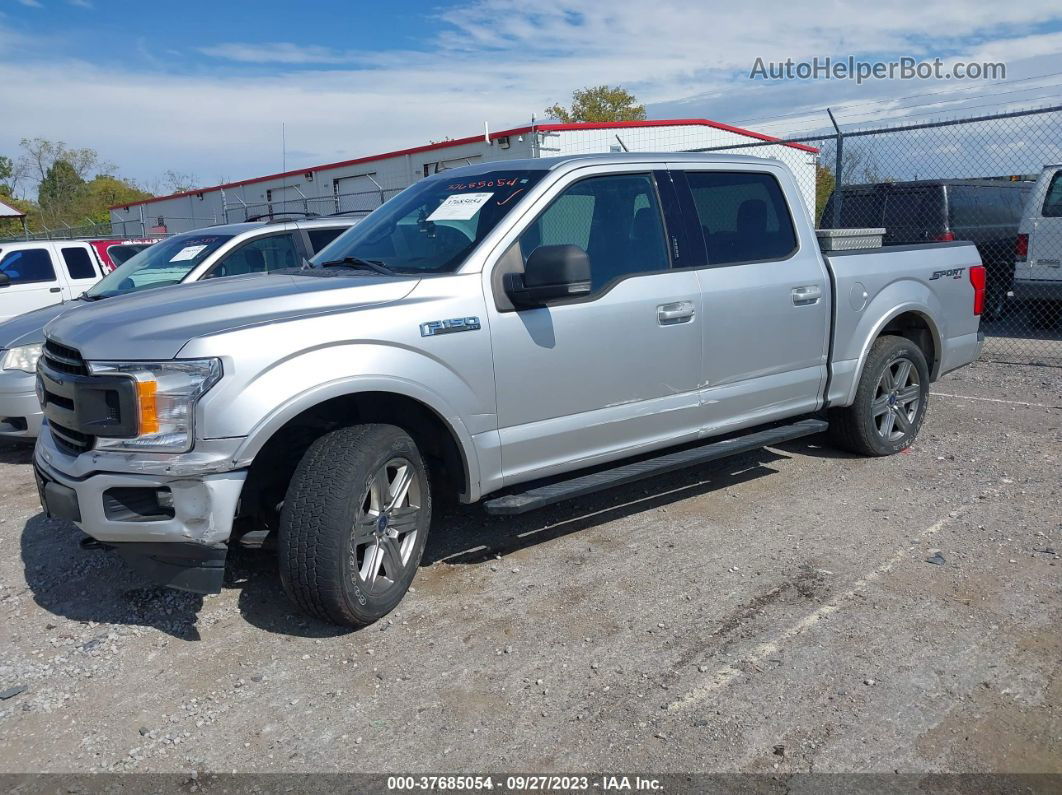 2019 Ford F-150 Xlt Серебряный vin: 1FTEW1EP5KFA10782