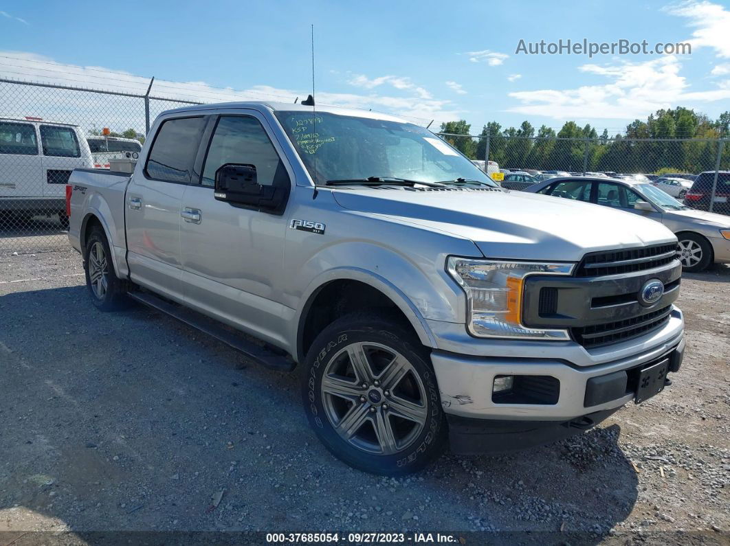 2019 Ford F-150 Xlt Silver vin: 1FTEW1EP5KFA10782