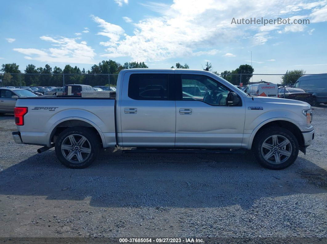 2019 Ford F-150 Xlt Silver vin: 1FTEW1EP5KFA10782