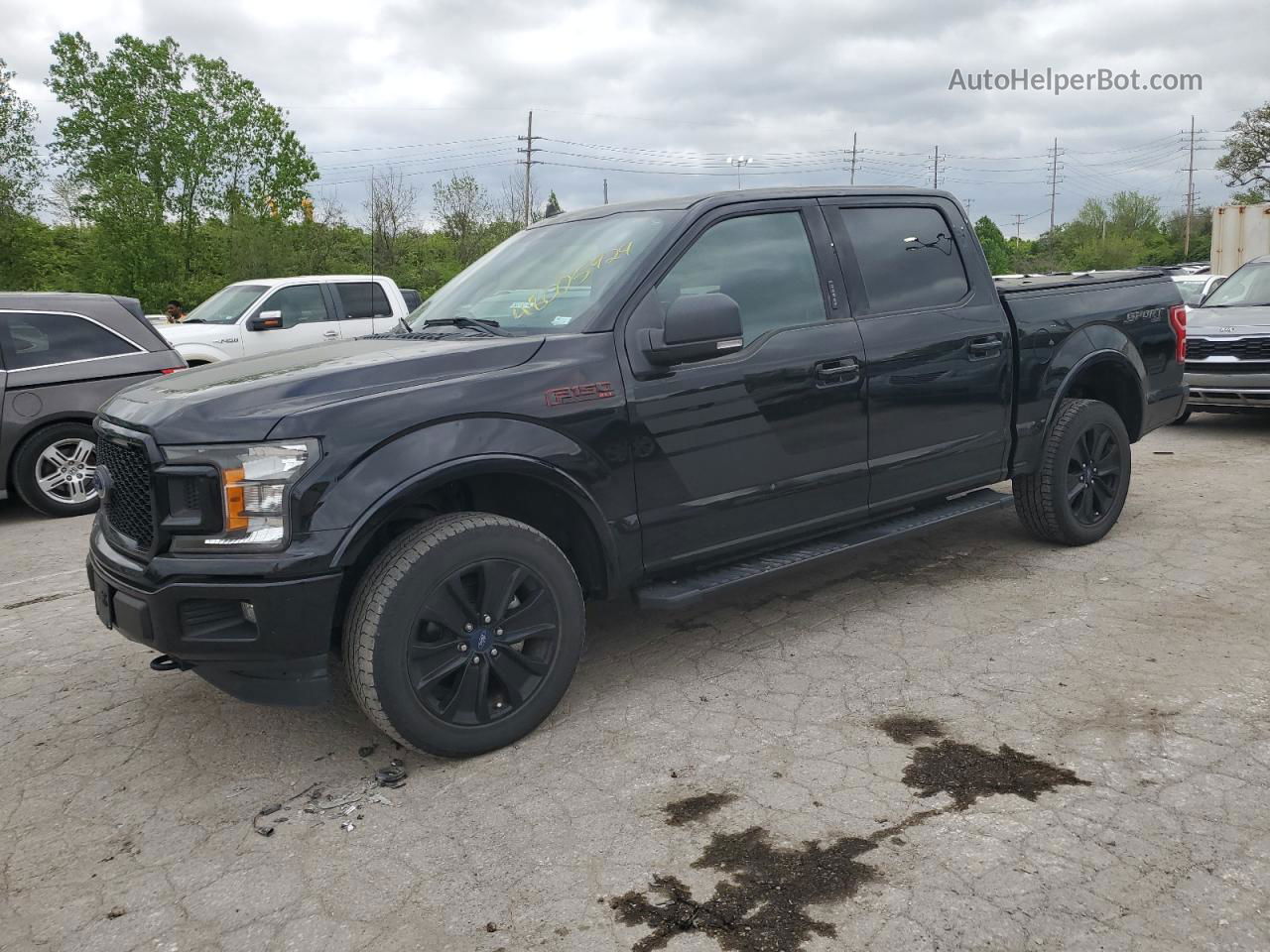 2019 Ford F150 Supercrew Black vin: 1FTEW1EP5KFD52619