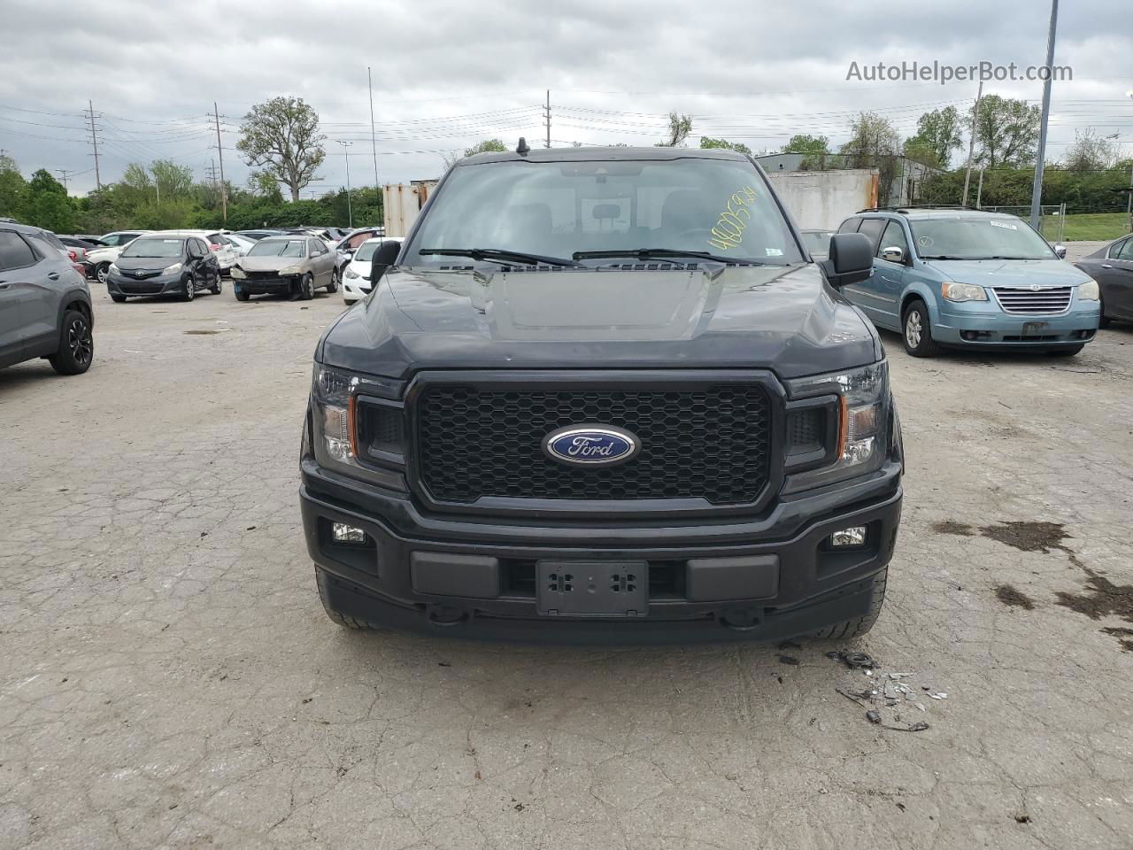 2019 Ford F150 Supercrew Black vin: 1FTEW1EP5KFD52619