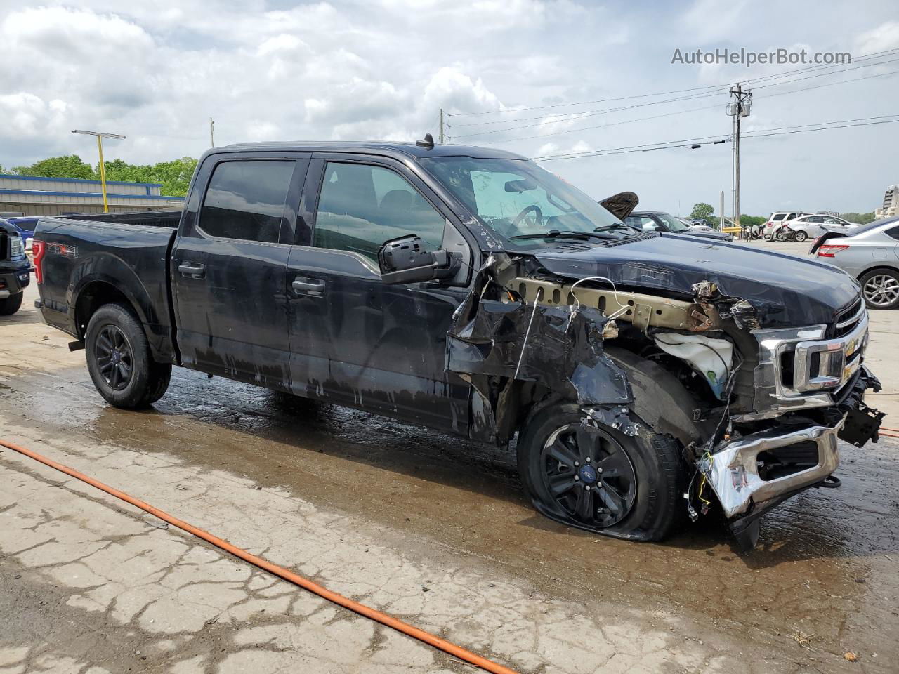 2020 Ford F150 Supercrew Black vin: 1FTEW1EP5LFB55581