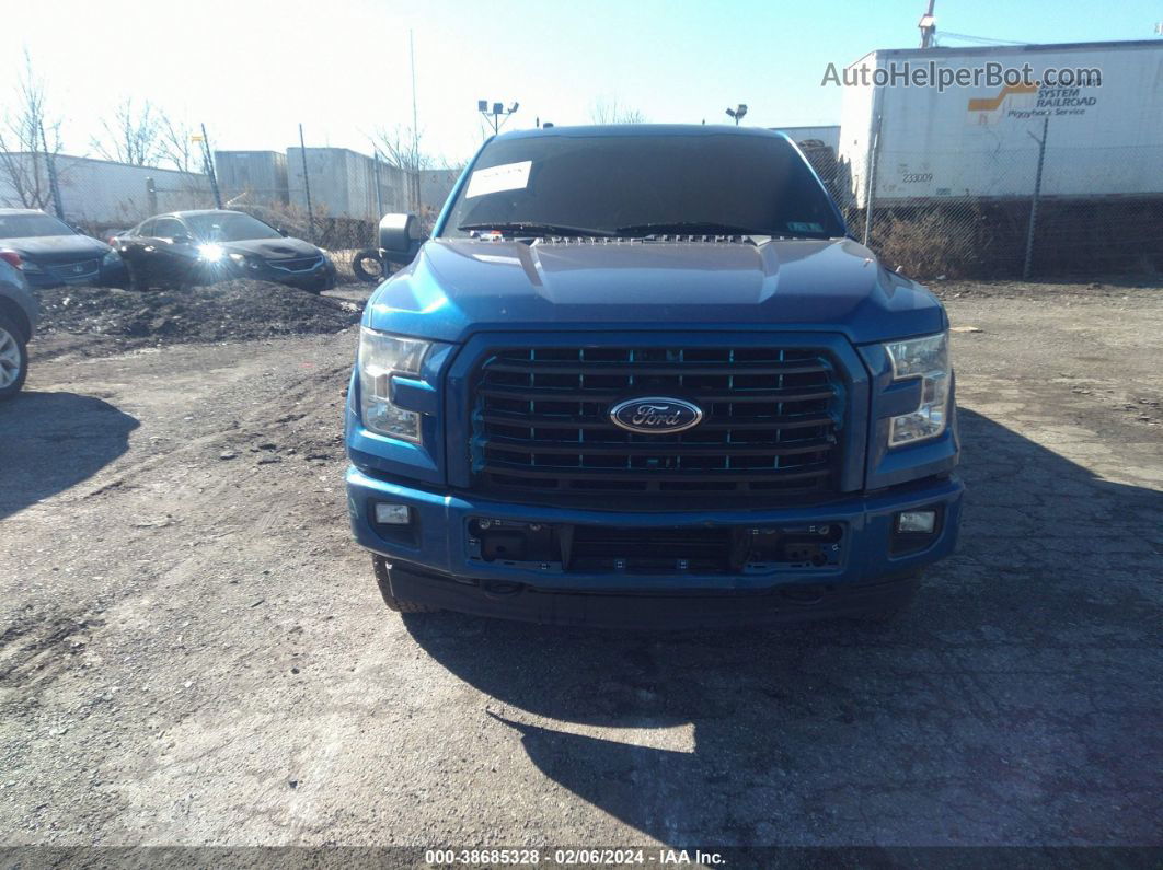 2017 Ford F-150 Xlt Синий vin: 1FTEW1EP6HFA16423