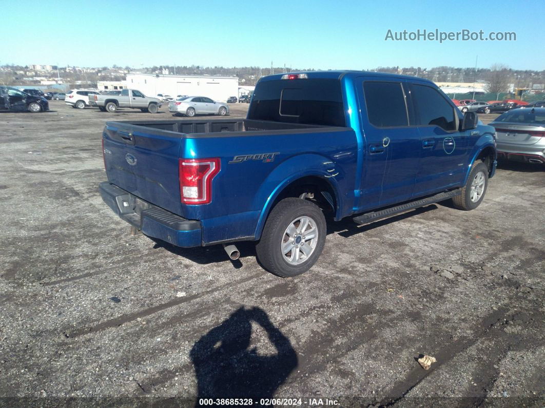 2017 Ford F-150 Xlt Синий vin: 1FTEW1EP6HFA16423