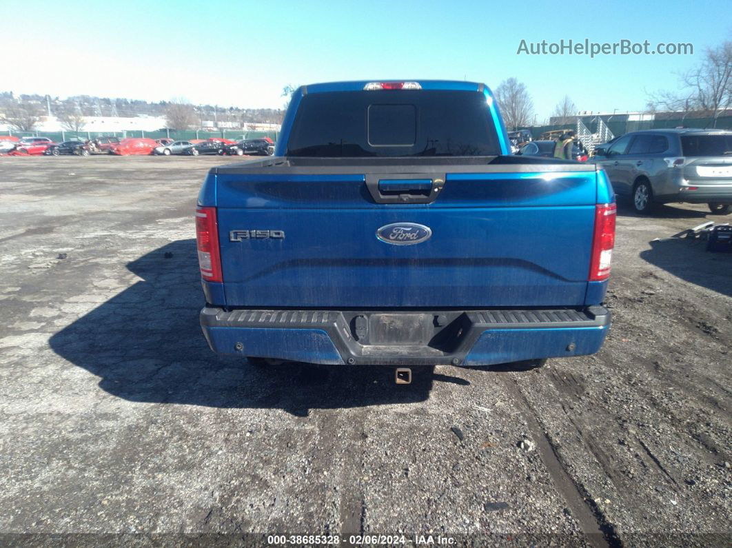 2017 Ford F-150 Xlt Синий vin: 1FTEW1EP6HFA16423