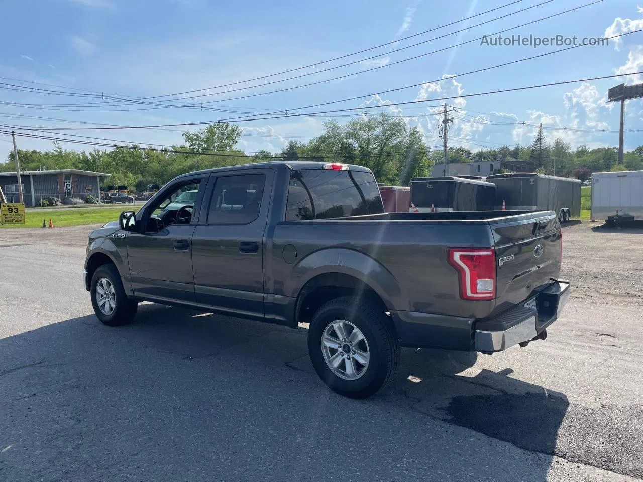 2017 Ford F150 Supercrew Black vin: 1FTEW1EP6HFB82215