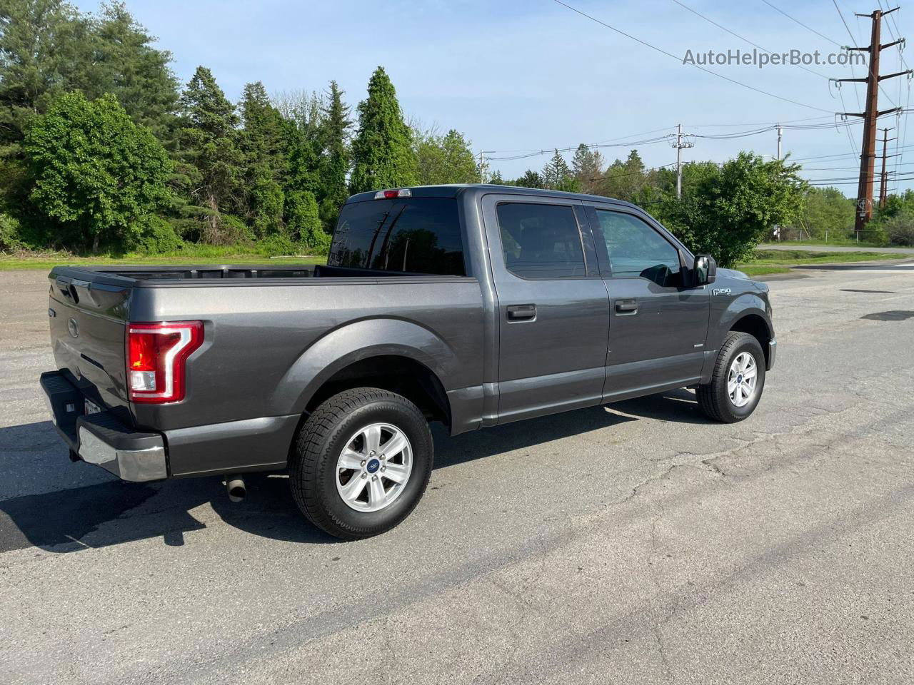 2017 Ford F150 Supercrew Black vin: 1FTEW1EP6HFB82215