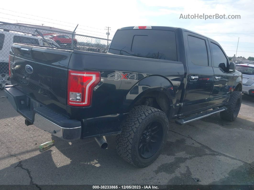 2017 Ford F-150 Xlt Black vin: 1FTEW1EP6HKC43991