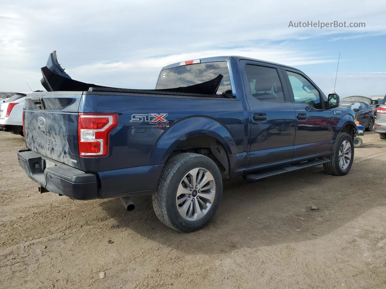 2018 Ford F150 Supercrew Blue vin: 1FTEW1EP6JFA06089