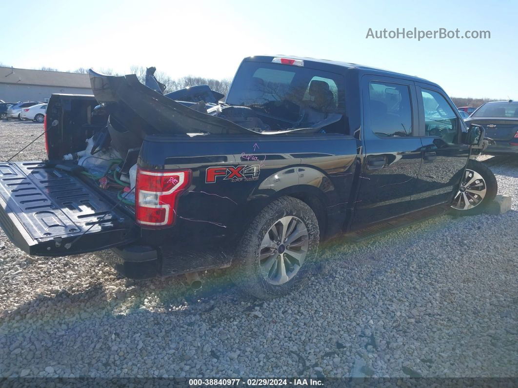 2018 Ford F-150 Xl Black vin: 1FTEW1EP6JFB03552