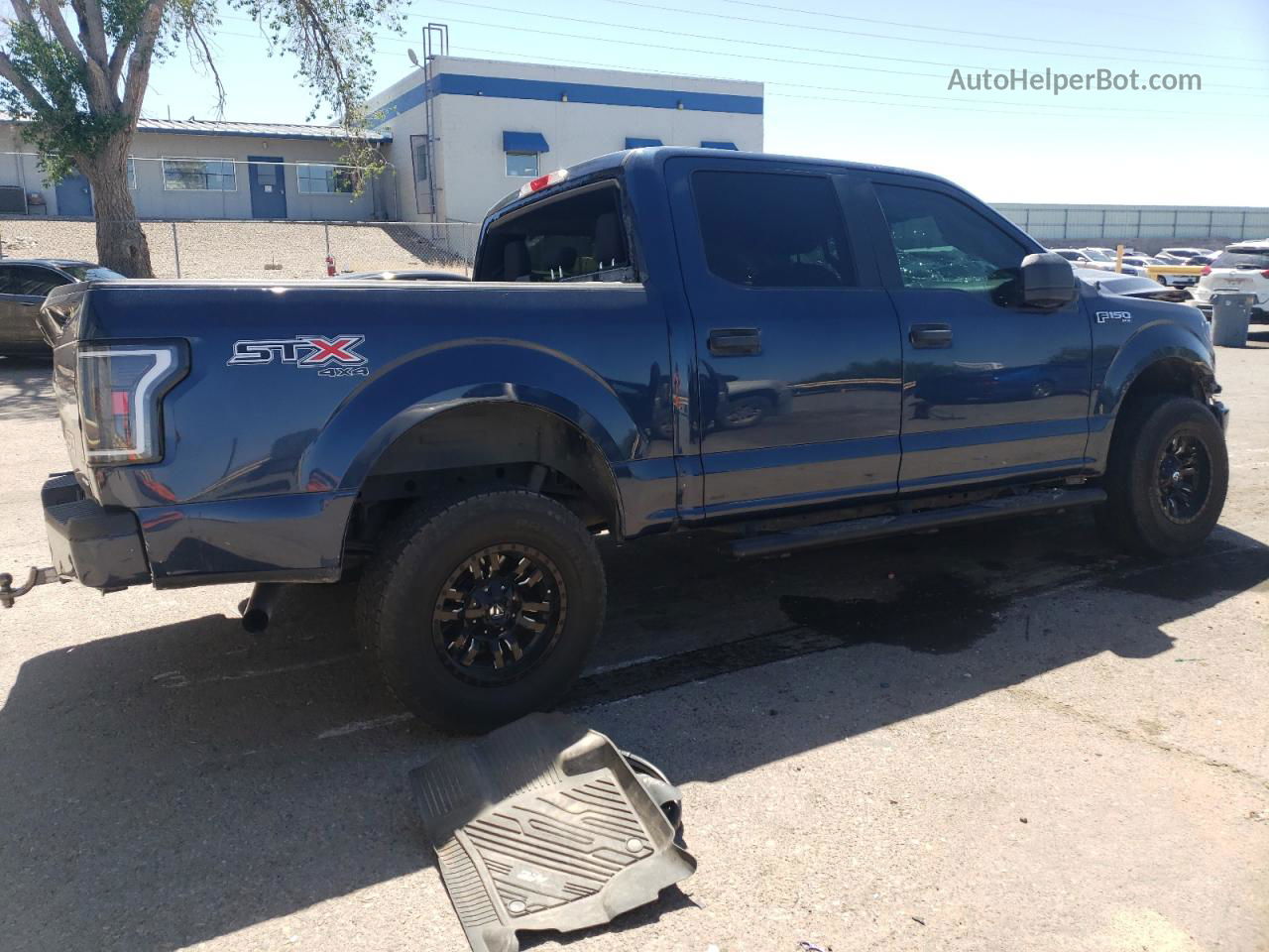 2018 Ford F150 Supercrew Blue vin: 1FTEW1EP6JFB81748