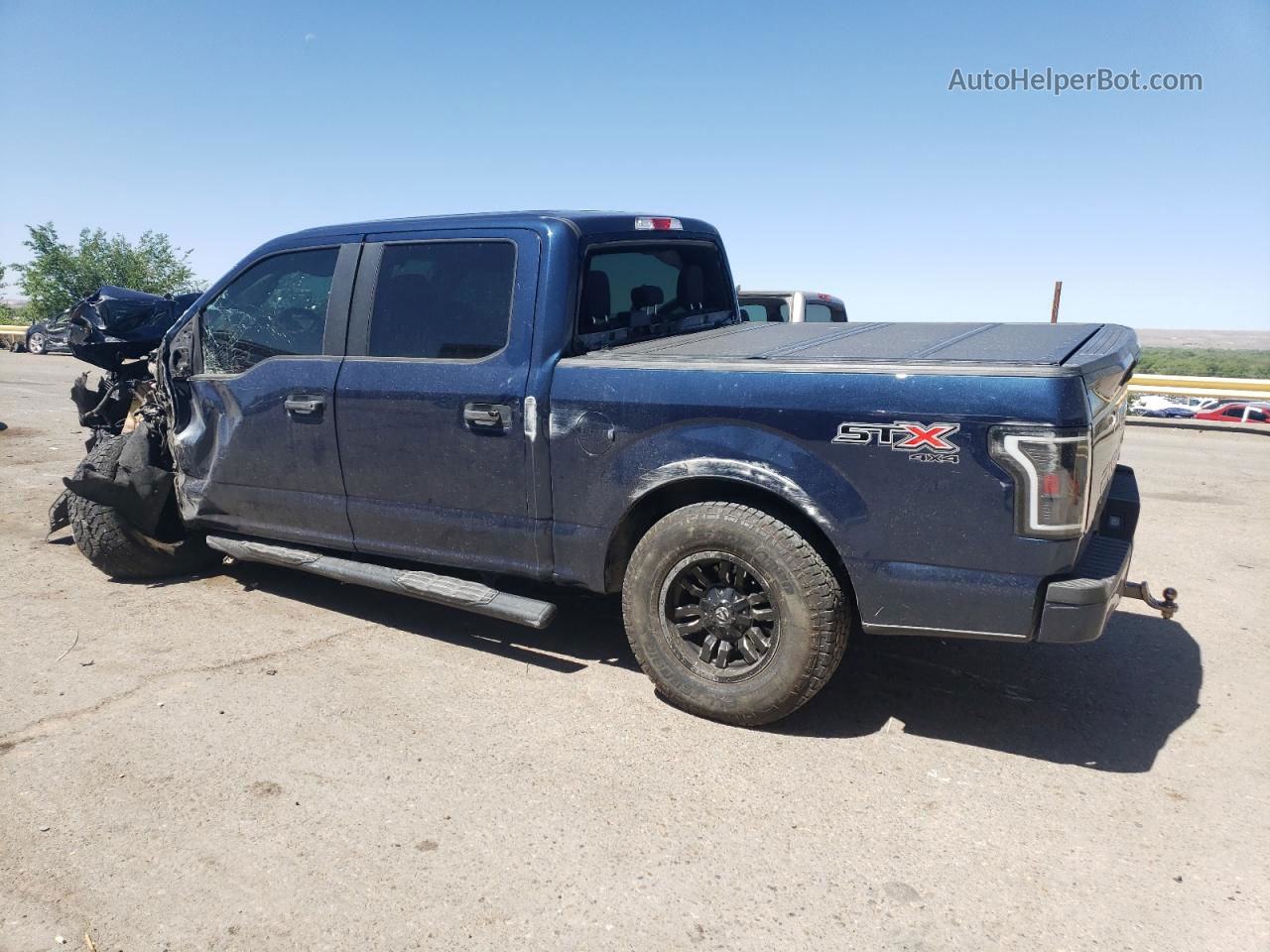 2018 Ford F150 Supercrew Blue vin: 1FTEW1EP6JFB81748