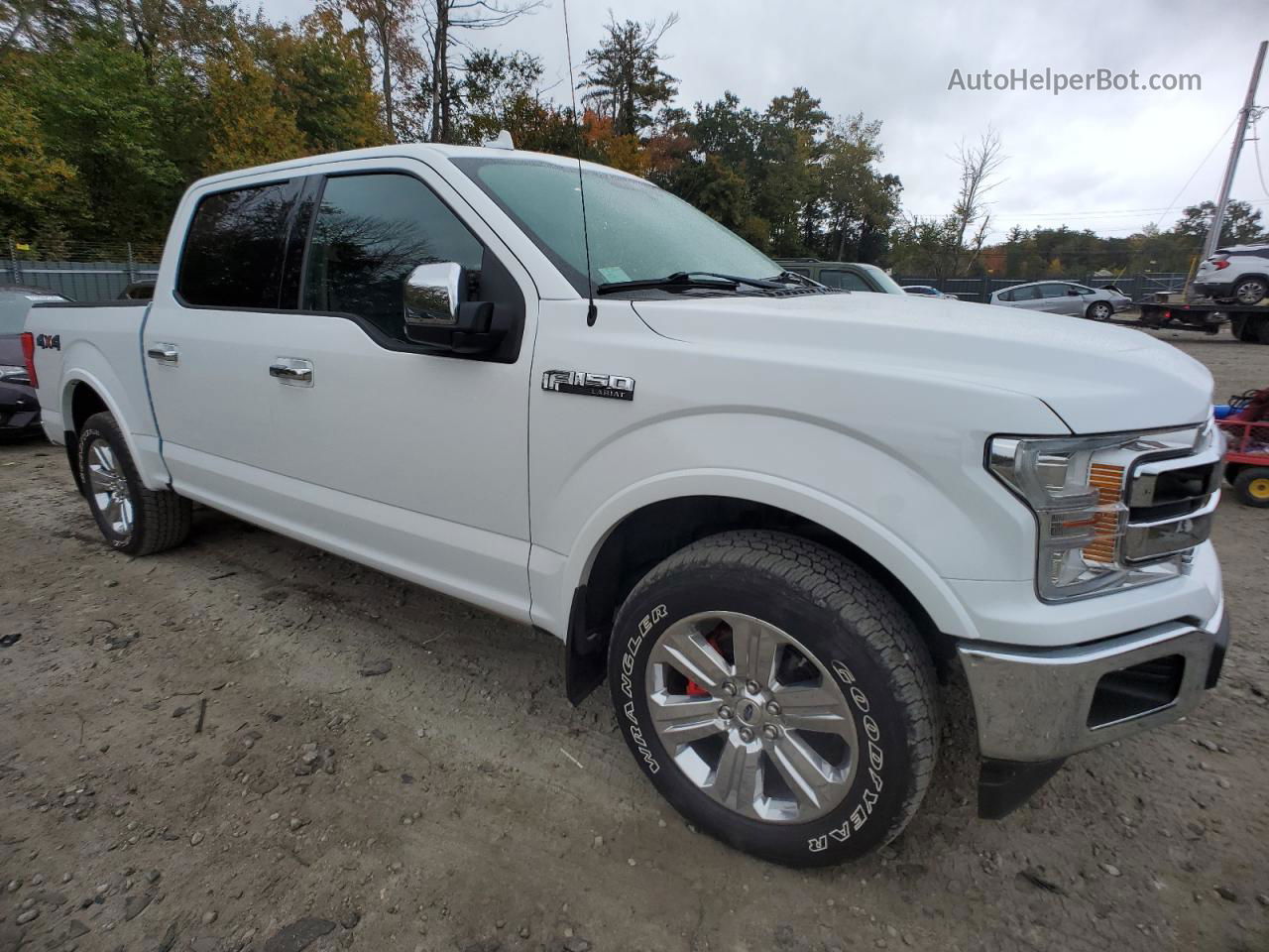 2018 Ford F150 Supercrew White vin: 1FTEW1EP6JFD45340