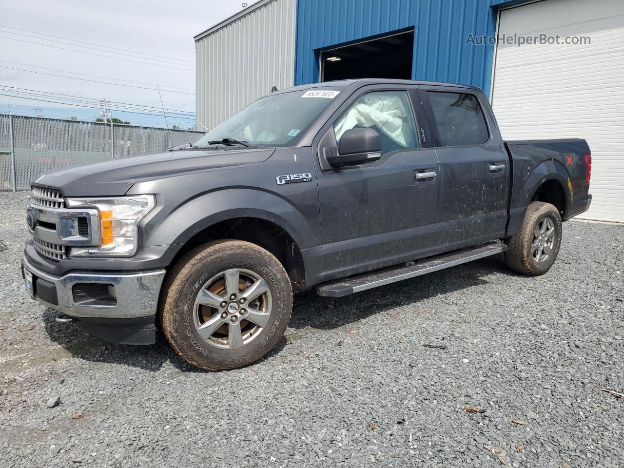 2019 Ford F150 Supercrew Gray vin: 1FTEW1EP6KFC67482