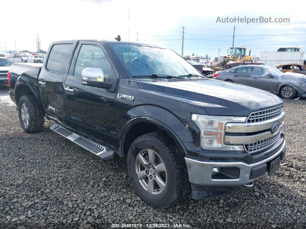 2019 Ford F-150 Lariat Black vin: 1FTEW1EP6KKD10287