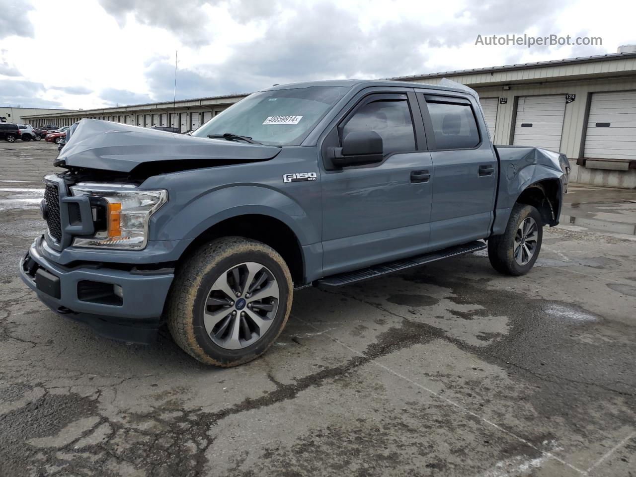 2019 Ford F150 Supercrew Gray vin: 1FTEW1EP6KKD26361