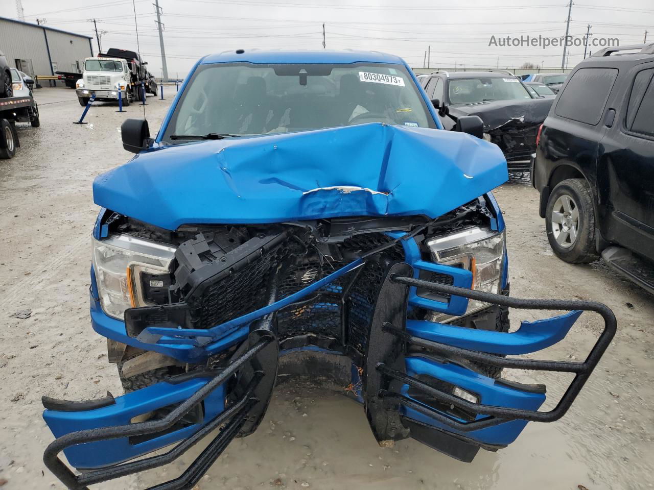 2019 Ford F150 Supercrew Blue vin: 1FTEW1EP6KKD96474