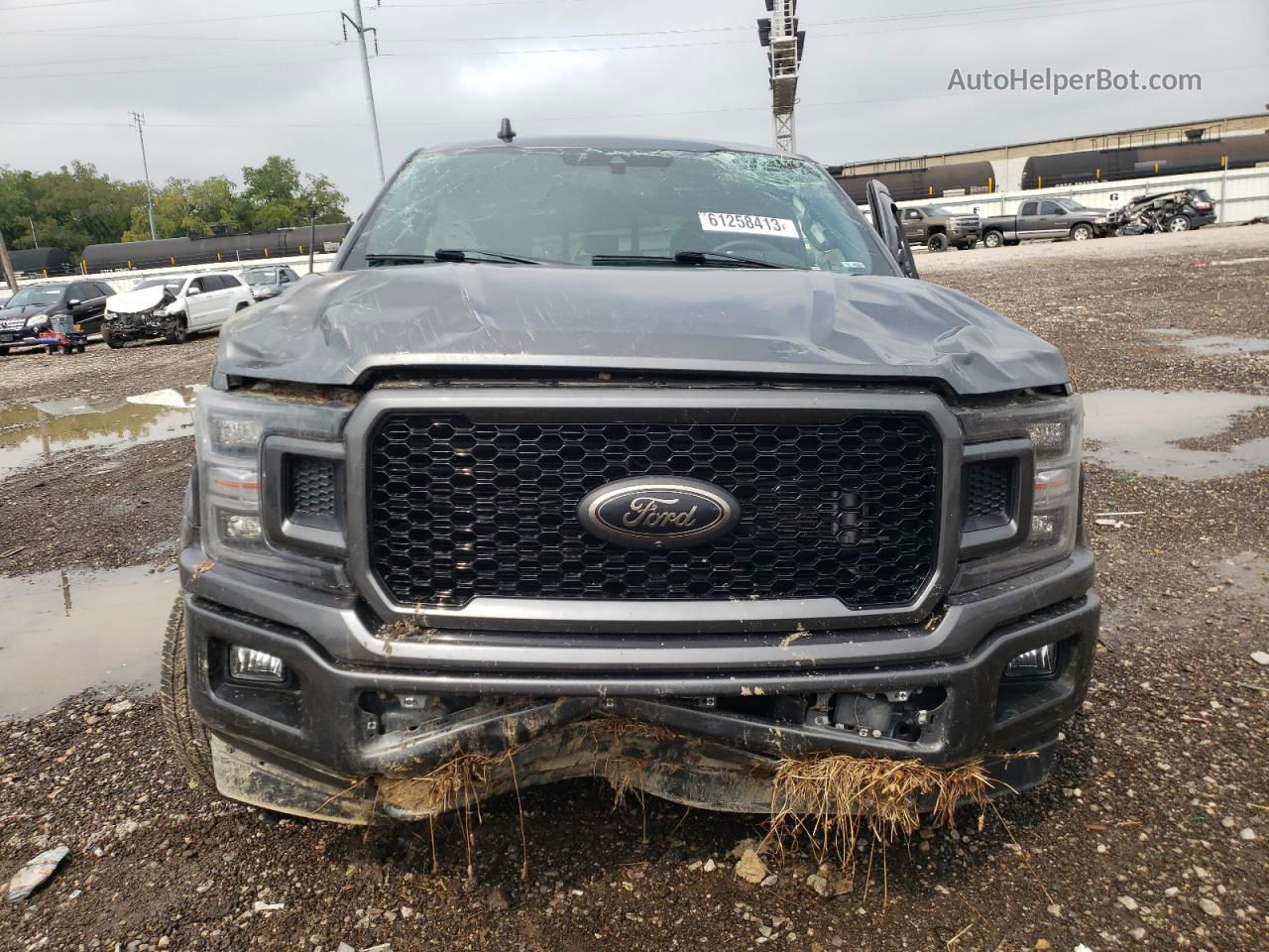 2020 Ford F150 Supercrew Gray vin: 1FTEW1EP6LFA11134