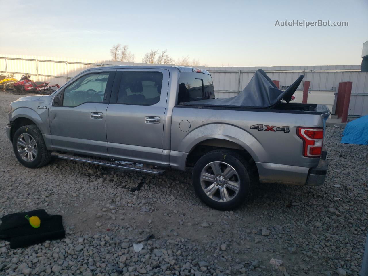 2020 Ford F150 Supercrew Silver vin: 1FTEW1EP6LFA47583