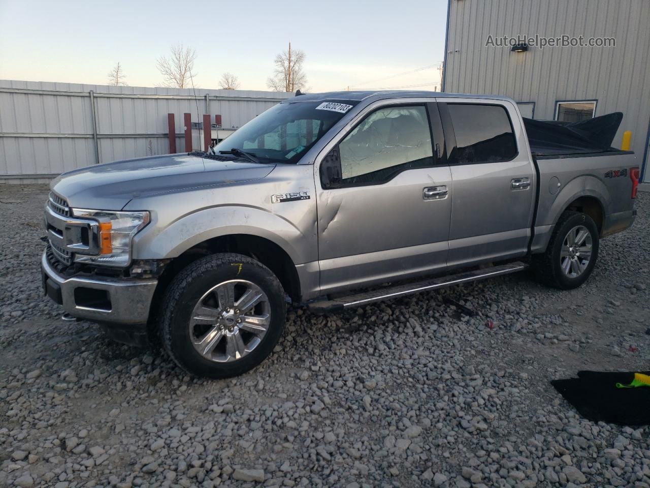2020 Ford F150 Supercrew Silver vin: 1FTEW1EP6LFA47583