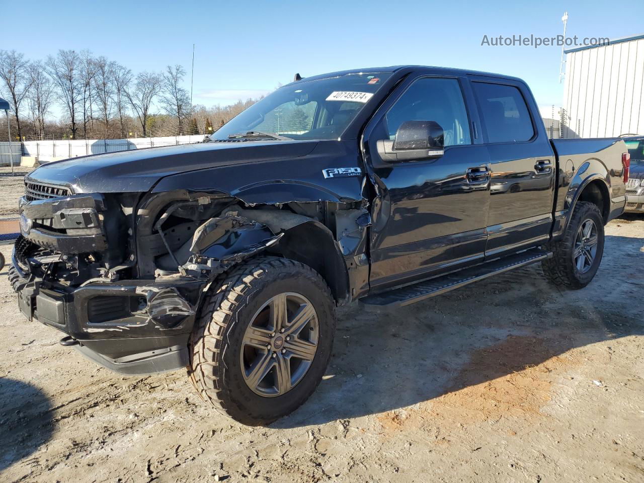 2020 Ford F150 Supercrew Black vin: 1FTEW1EP6LFA86058