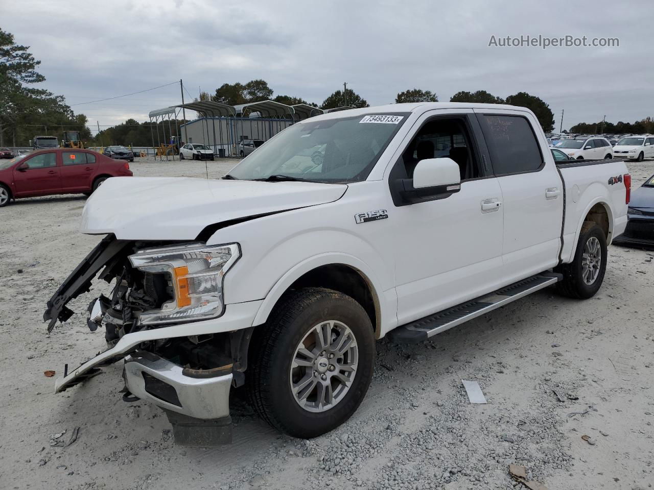 2020 Ford F150 Supercrew Белый vin: 1FTEW1EP6LKE45173