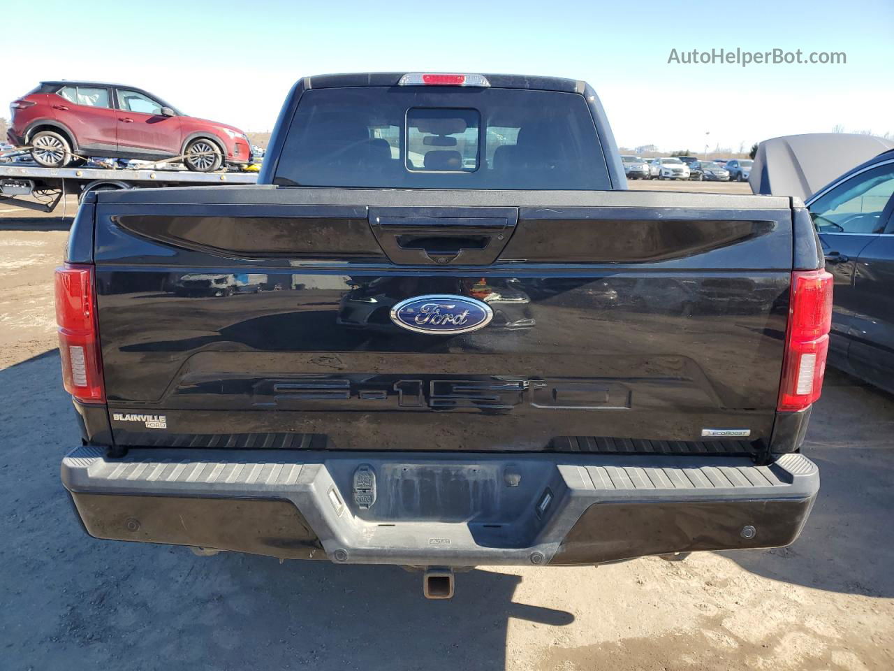 2020 Ford F150 Supercrew Черный vin: 1FTEW1EP6LKE51491