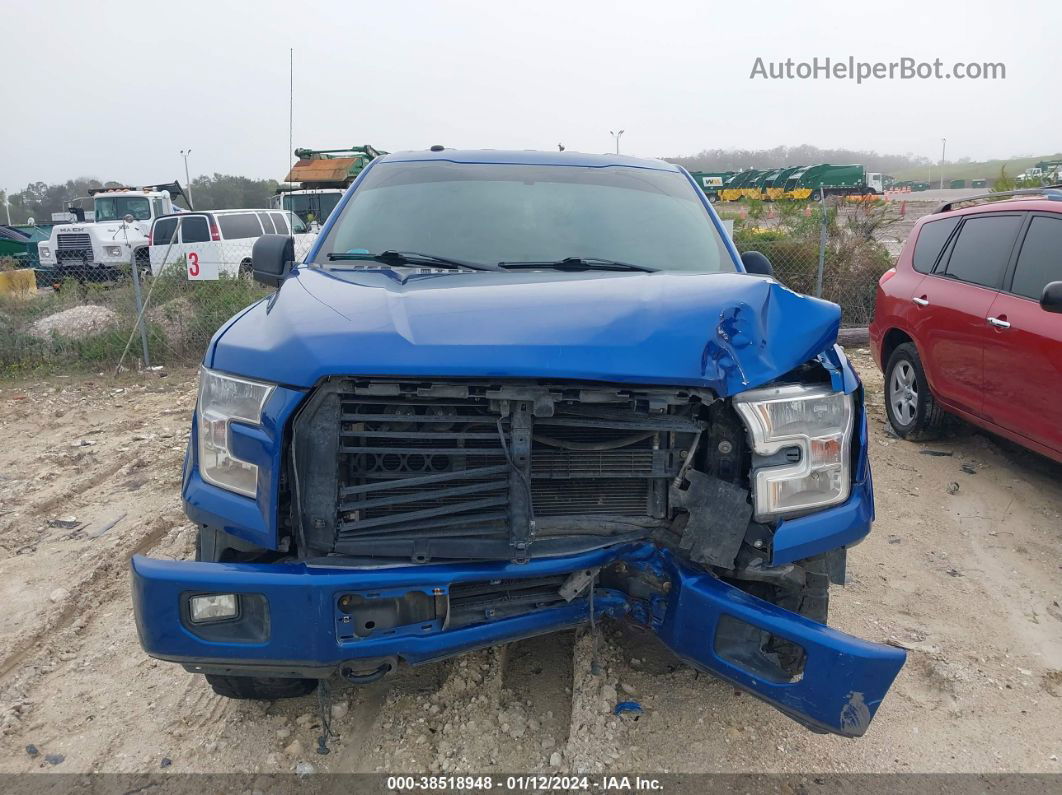 2017 Ford F-150 Xlt Blue vin: 1FTEW1EP7HFB68758