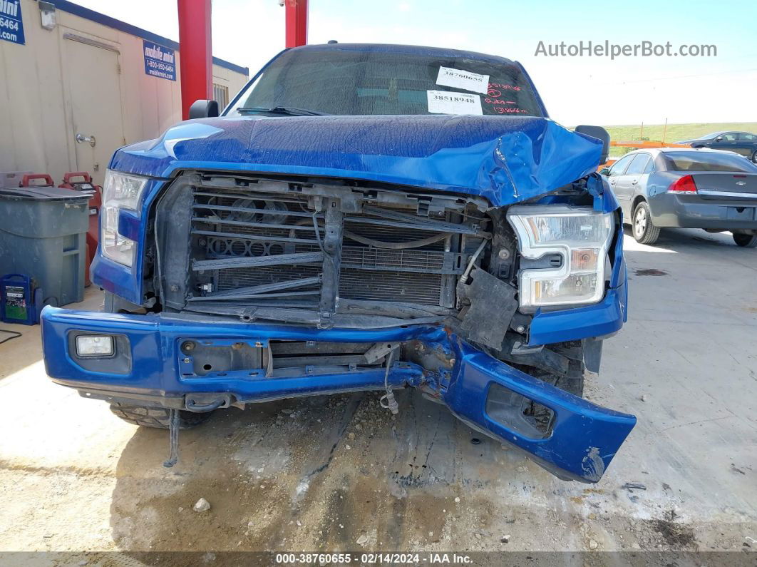 2017 Ford F-150 Xlt Синий vin: 1FTEW1EP7HFB68758