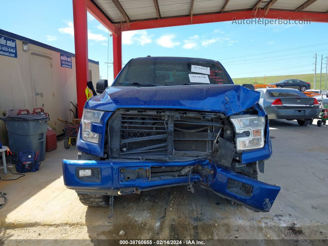 2017 Ford F-150 Xlt Blue vin: 1FTEW1EP7HFB68758