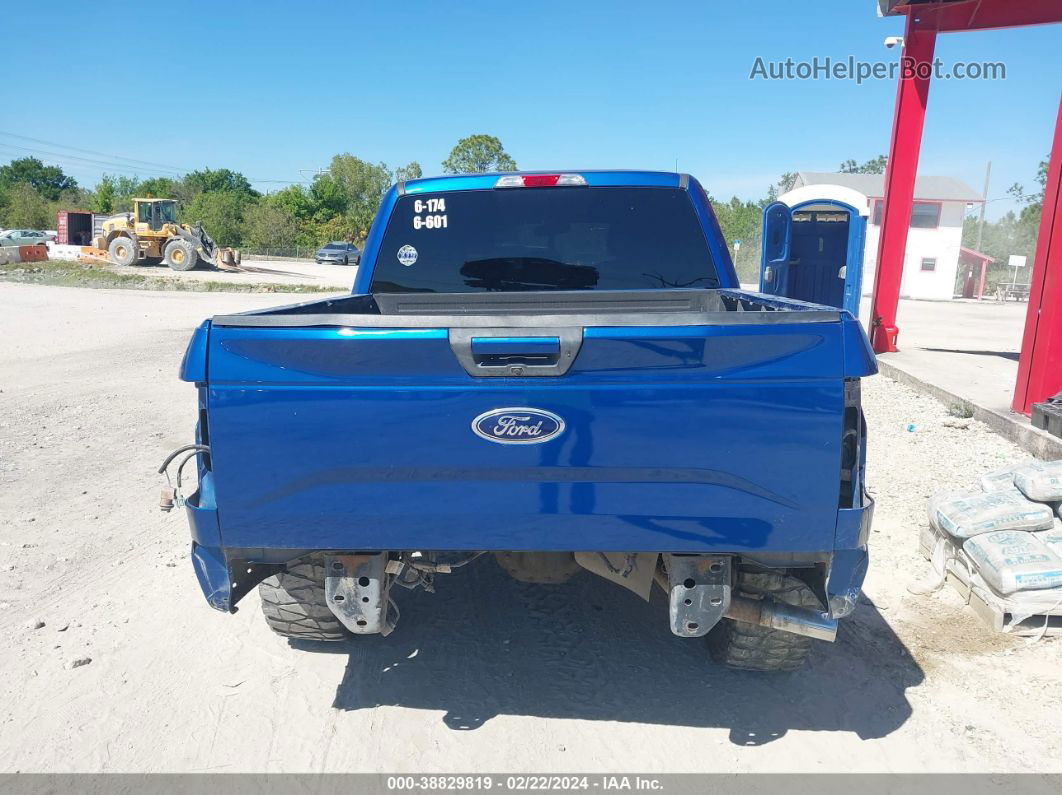 2017 Ford F-150 Xlt Blue vin: 1FTEW1EP7HFB68758