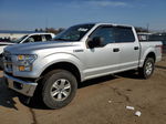 2017 Ford F150 Supercrew Silver vin: 1FTEW1EP7HFC05727